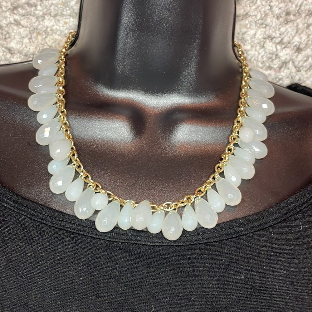 Teardrop Bib Statement Necklace